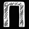 ♥ Эмодзи «Чернобелый шрифт» для Telegram