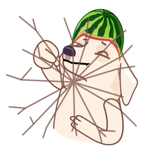 👊 Стикер «Melon Dog» для Telegram