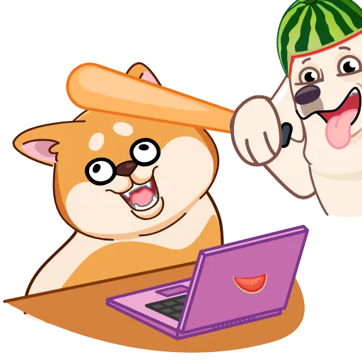 ⚾️ Стикер «Melon Dog» для Telegram