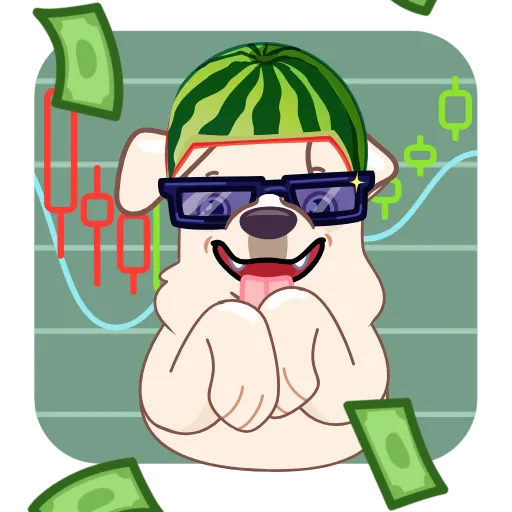 😂 Стикер «Melon Dog» для Telegram