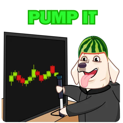 💸 Стикер «Melon Dog» для Telegram