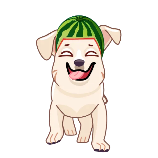 😂 Стикер «Melon Dog» для Telegram