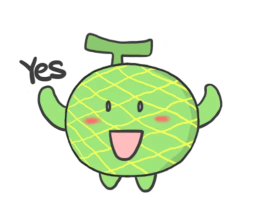 🍈 Стикер «Melon» для Telegram