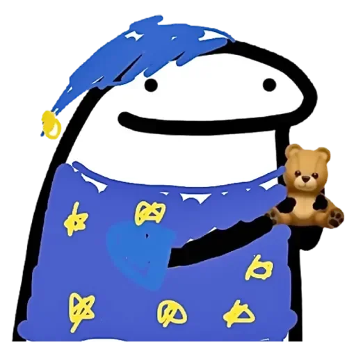 😴 Стикер «мемс» для Telegram