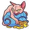 Стикер 13 Memcat