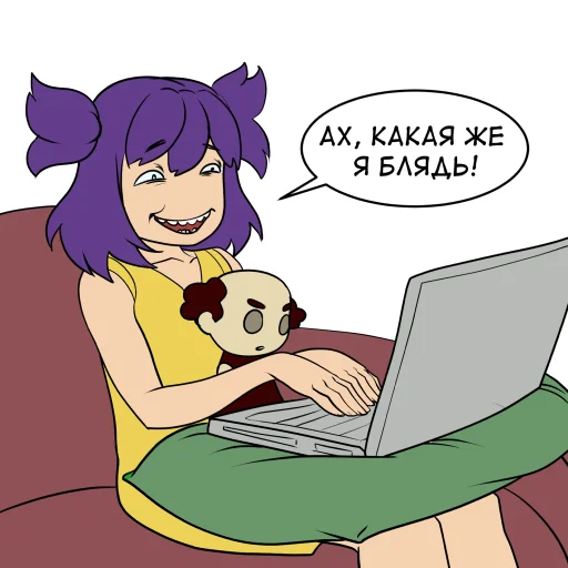 🤡 Стикер «Meme_Lena» для Telegram