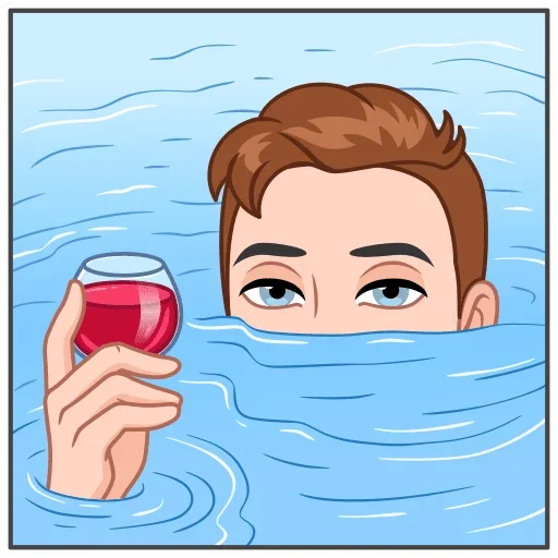 🍷 Стикер «Мемный vmoji» для Telegram