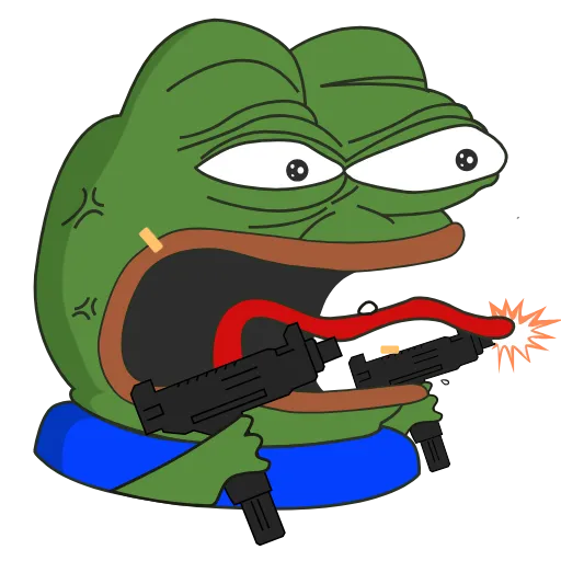 😂 Стикер «? frog» для Telegram