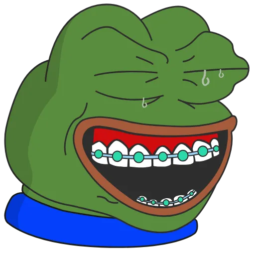 😀 Стикер «? frog» для Telegram