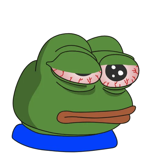 🥺 Стикер «? frog» для Telegram