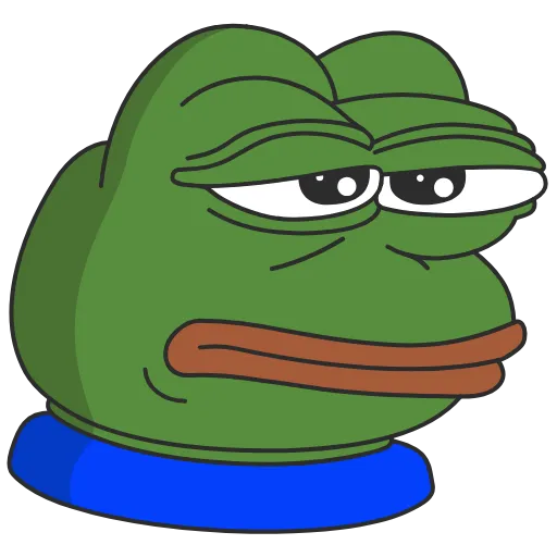 😐 Стикер «? frog» для Telegram