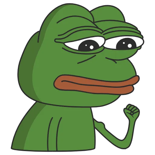 😂 Стикер «? frog» для Telegram