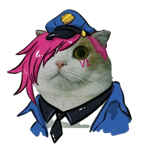 👮‍♂️ Стикер «memecats» для Telegram