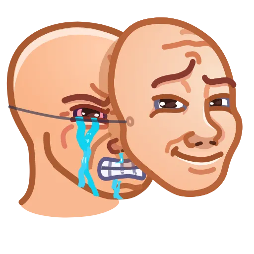 😭 Стикер «Meme Emoji» для Telegram