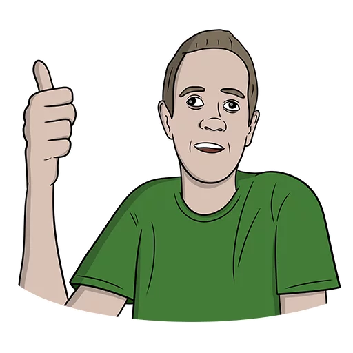 👍 Стикер «Memepedia» для Telegram