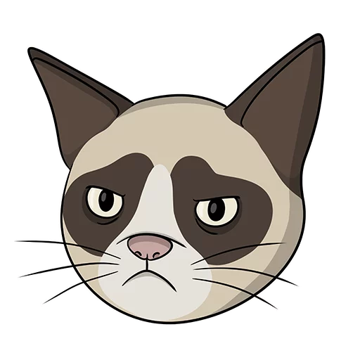 ☹️ Стикер «Memepedia» для Telegram