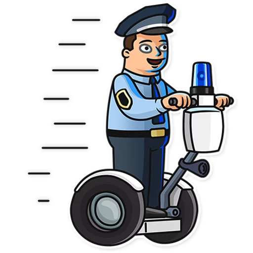 🏃 Стикер «Meme Police» для Telegram