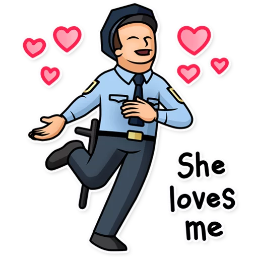 😍 Стикер «Meme Police» для Telegram