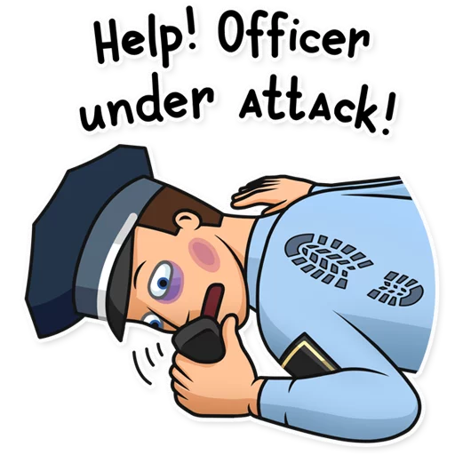 🤕 Стикер «Meme Police» для Telegram