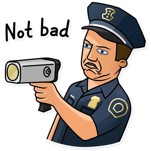 👍 Стикер «Meme Police» для Telegram