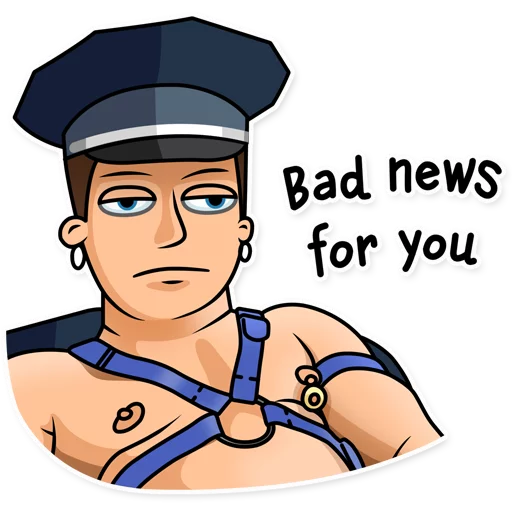 😈 Стикер «Meme Police» для Telegram