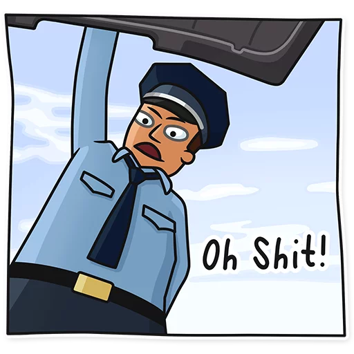 😨 Стикер «Meme Police» для Telegram