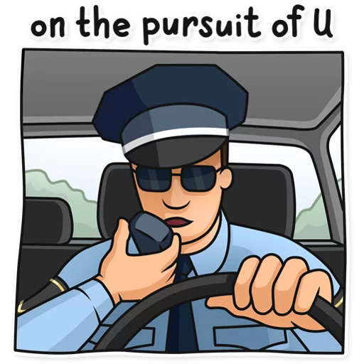 🕵 Стикер «Meme Police» для Telegram