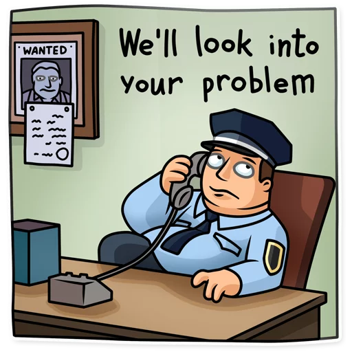 👌 Стикер «Meme Police» для Telegram