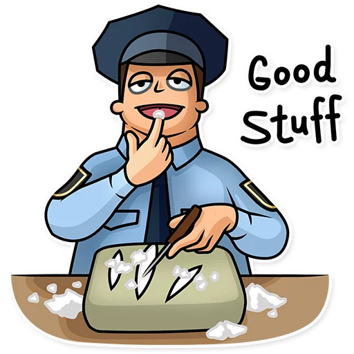 👍 Стикер «Meme Police» для Telegram