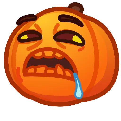 🤤 Стикер «Meme Pumpkins» для Telegram