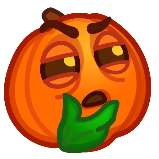 🤔 Стикер «Meme Pumpkins» для Telegram