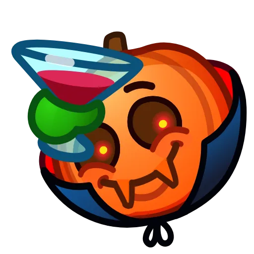 🍸 Стикер «Meme Pumpkins» для Telegram
