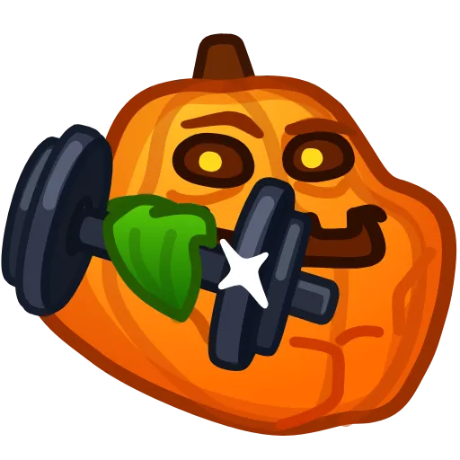 💪 Стикер «Meme Pumpkins» для Telegram