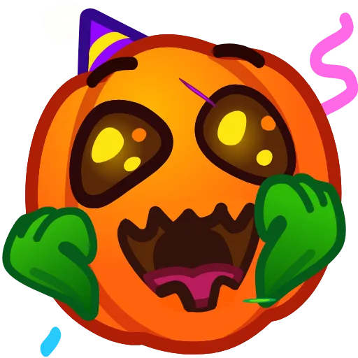 🥳 Стикер «Meme Pumpkins» для Telegram