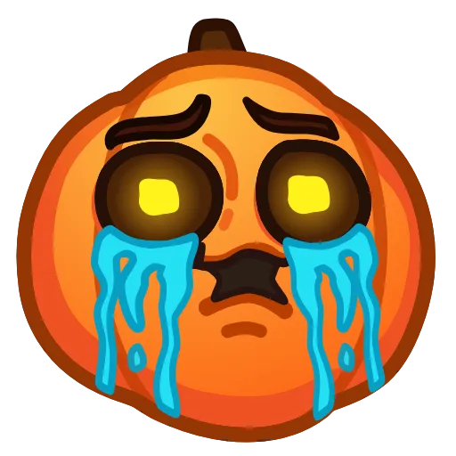 😭 Стикер «Meme Pumpkins» для Telegram