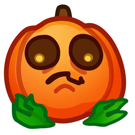 🤷‍♀️ Стикер «Meme Pumpkins» для Telegram