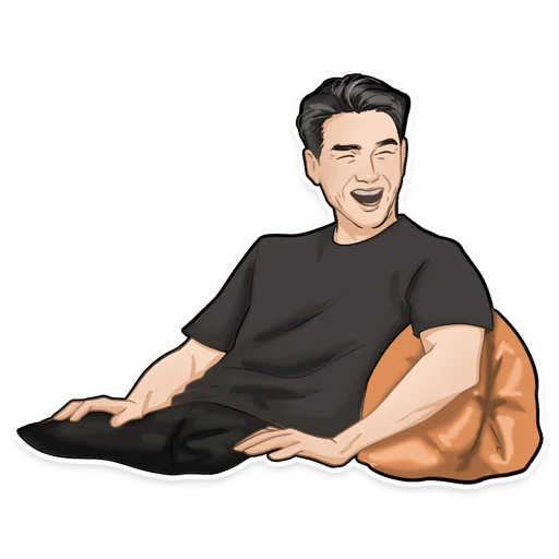 😂 Стикер «Мемные звёзды» для Telegram