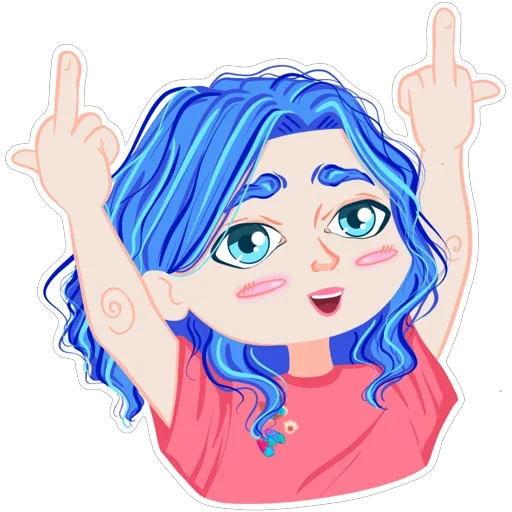 🖕 Стикер «Memes Reina» для Telegram