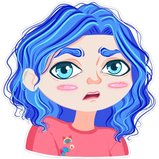 😕 Стикер «Memes Reina» для Telegram