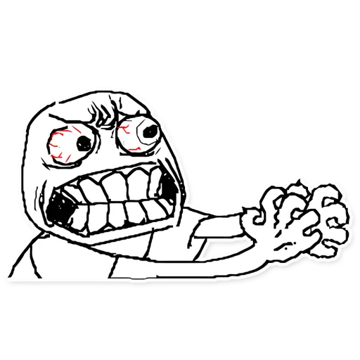😡 Стикер «Memes, memes everywhere» для Telegram