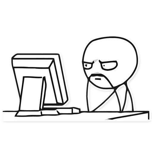 💻 Стикер «Memes, memes everywhere» для Telegram