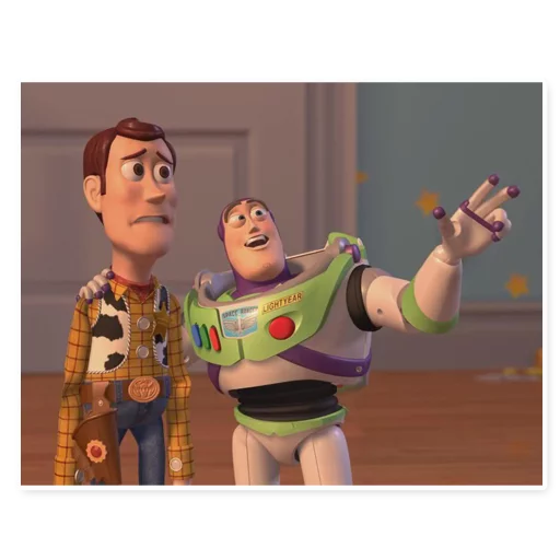 👋 Стикер «Memes, memes everywhere» для Telegram