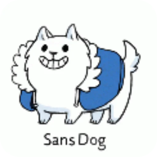 🐶 Стикер «Мемный Санс» для Telegram