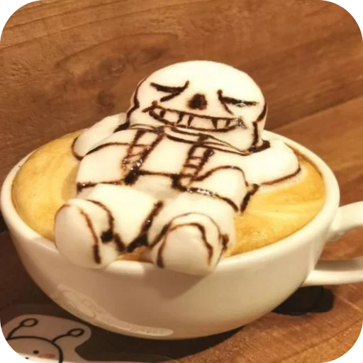 ☕ Стикер «Мемный Санс» для Telegram