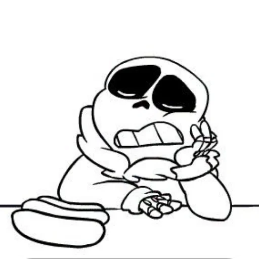 🧸 Стикер «Мемный Санс» для Telegram