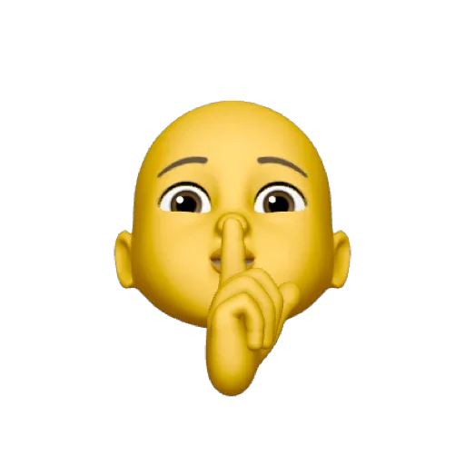 🤫 Стикер «EMOJI MEMOJI» для Telegram
