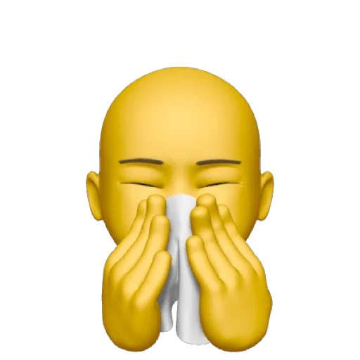 🤧 Стикер «EMOJI MEMOJI» для Telegram