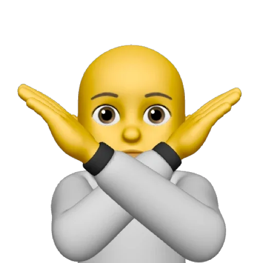 🙅‍♂️ Стикер «EMOJI MEMOJI» для Telegram