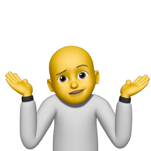 🤷‍♂️ Стикер «EMOJI MEMOJI» для Telegram