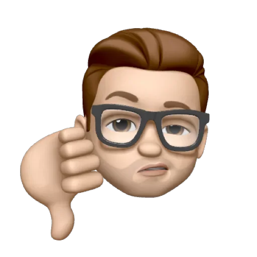 👎 Стикер «Memoji Stickers iOS 13» для Telegram